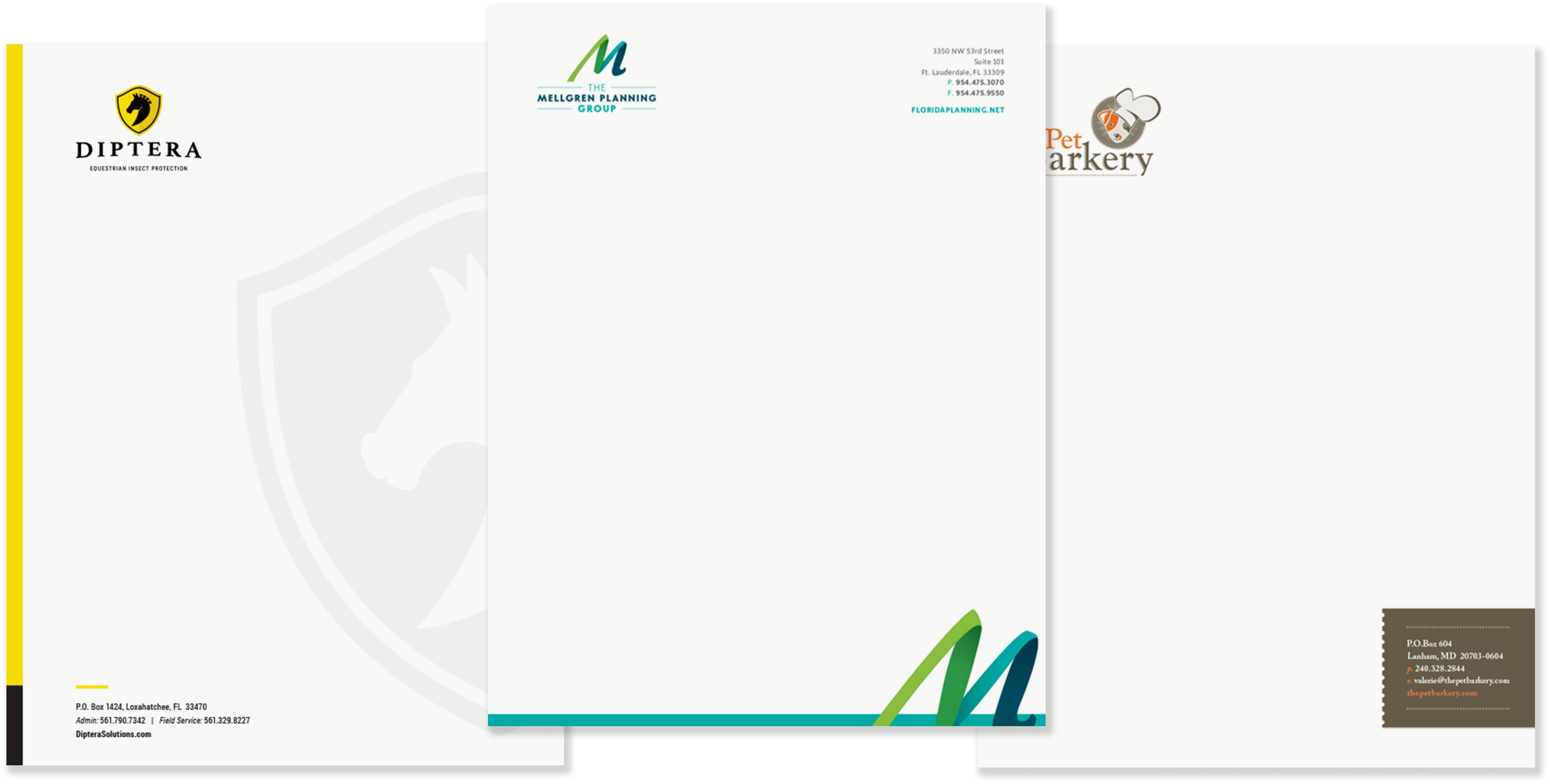 Letterhead design examples